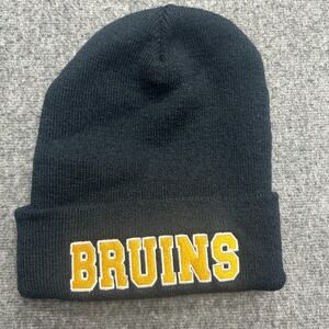 Boston Bruins Beanie Knit Hat Black Cuffed Hockey Ypclassics